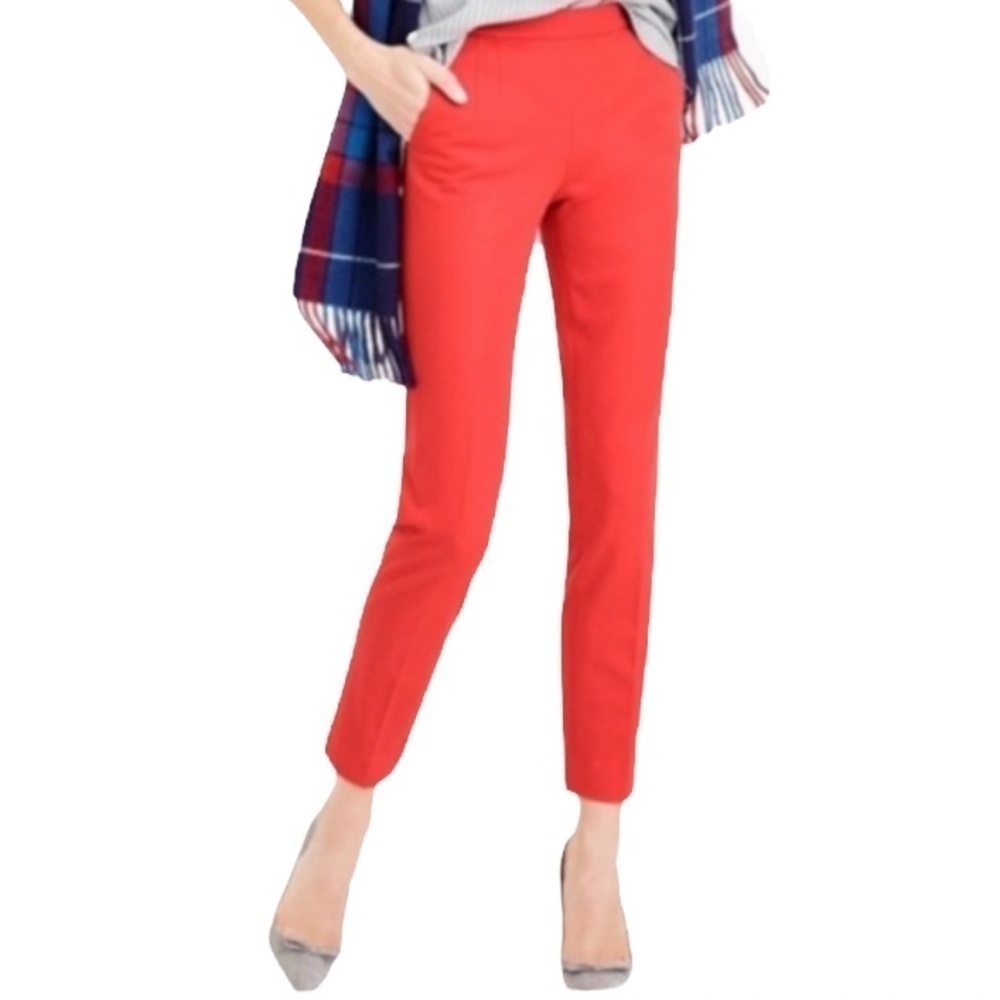 J.Crew Coral Winnie Side Zip Pants